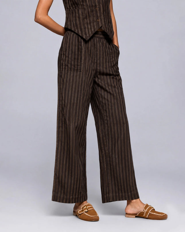 Olive Corduroy Vest Pant