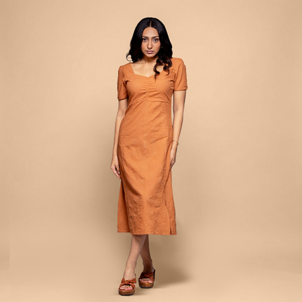 Ripple Ruched Dress