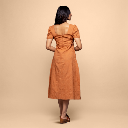 Ripple Ruched Dress