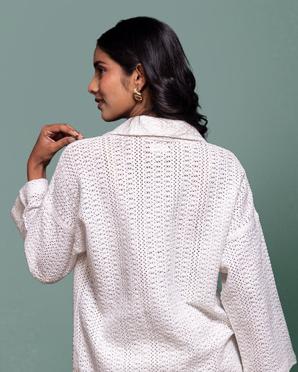 Weave Crochet Shirt