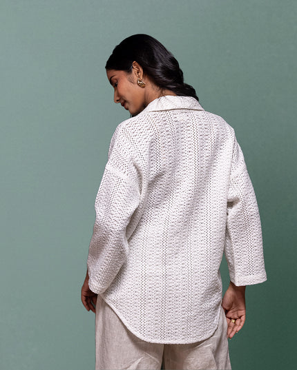 Weave Crochet Shirt