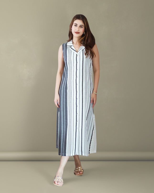 Monochrome Muse Dress