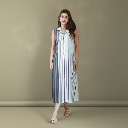 Monochrome Muse Dress