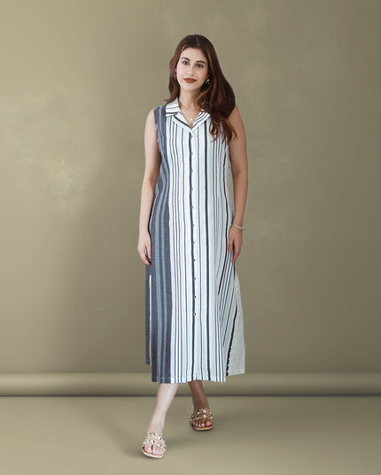 Monochrome Muse Dress
