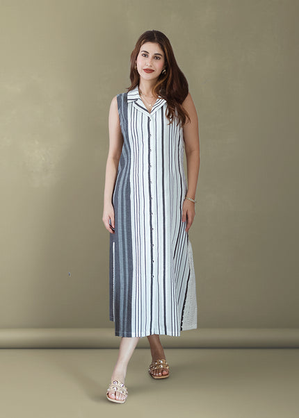 Monochrome Muse Dress