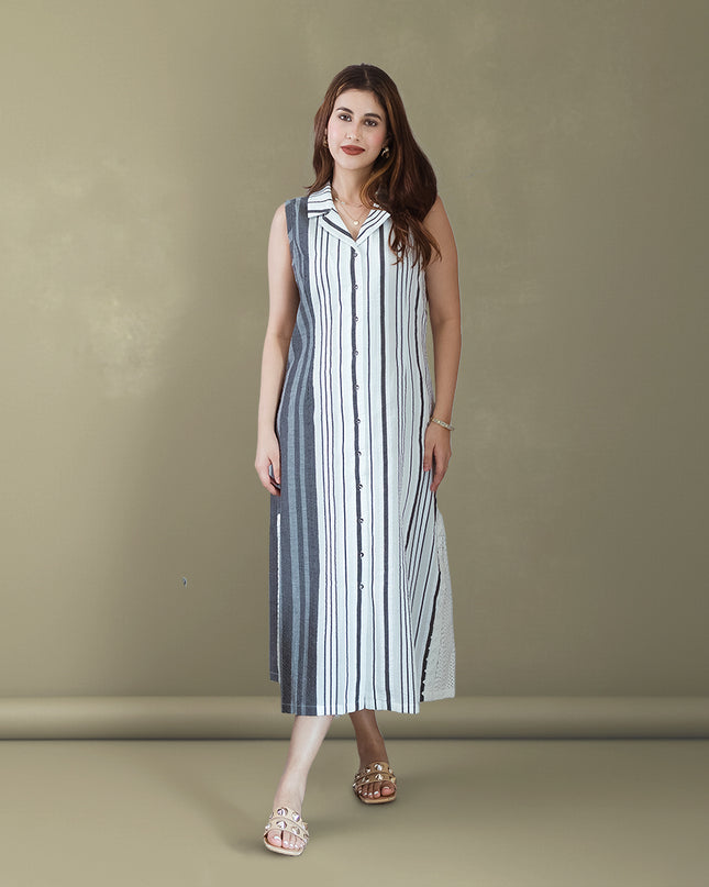 Monochrome Muse Dress