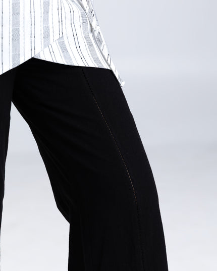 Striped Tie-up Top