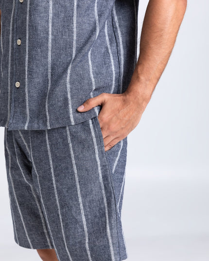 Dobby Striped Shorts