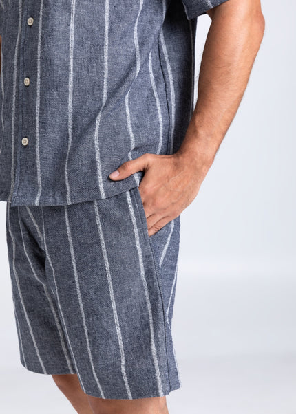 Dobby Striped Shorts