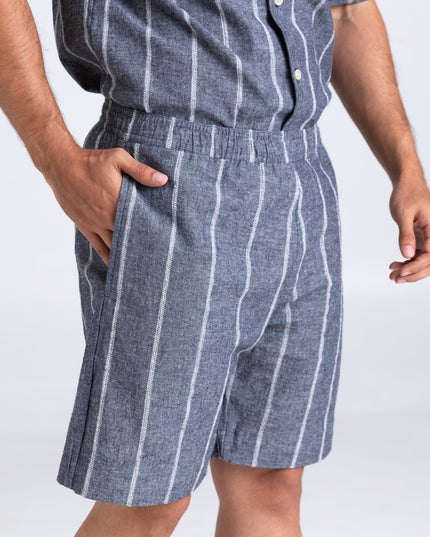 Dobby Striped Shorts