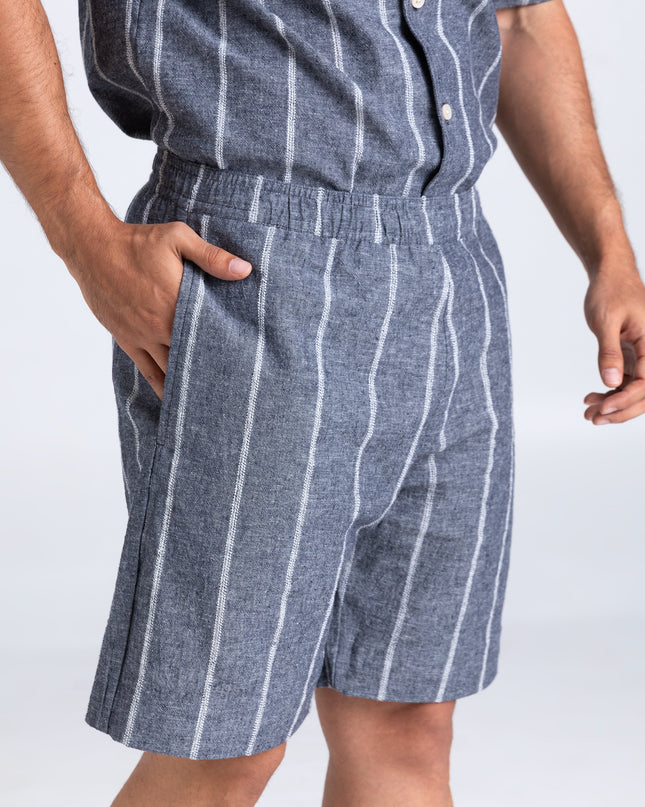Dobby Striped Shorts