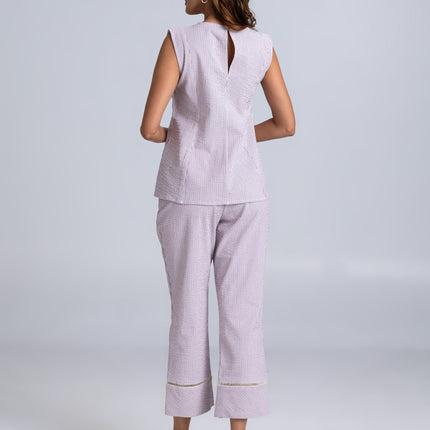 Laced Seer Sucker Co-Ord