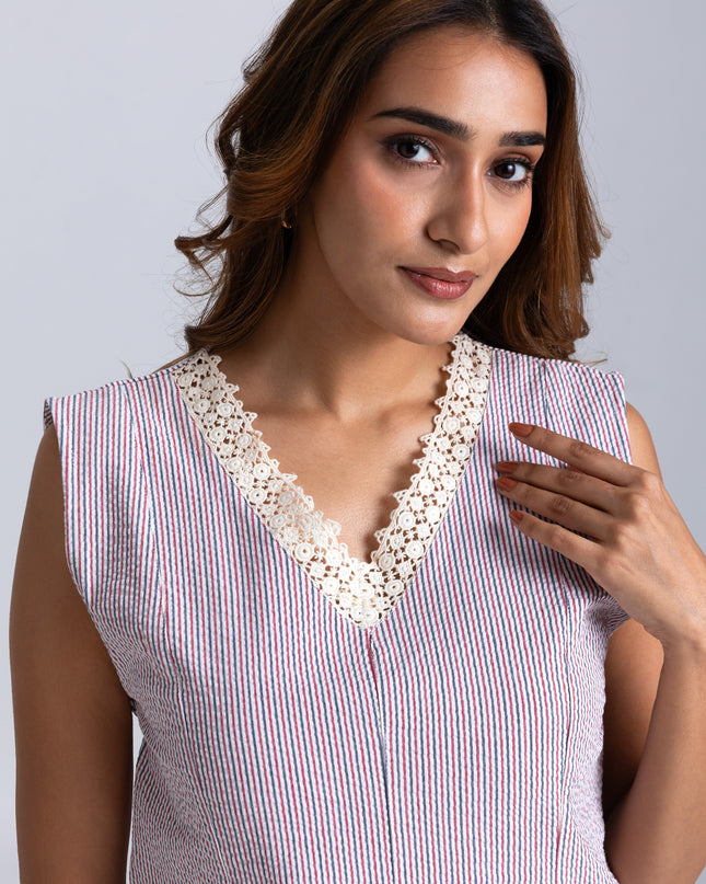 Seer Sucker Luxe Top