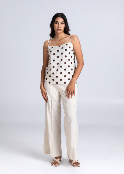 Polka Spaghetti Top