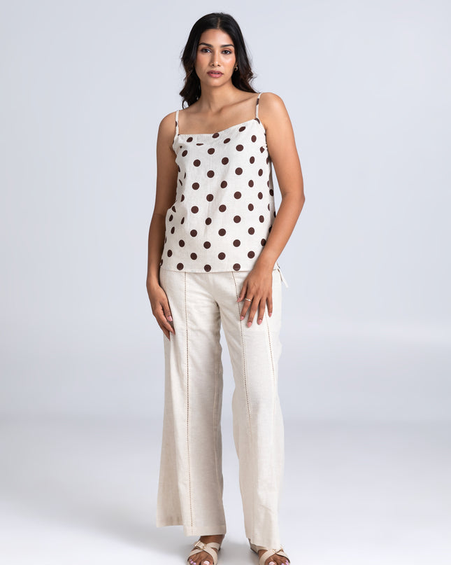 Polka Spaghetti Top