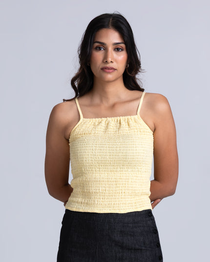 Smocked Spaghetti Top