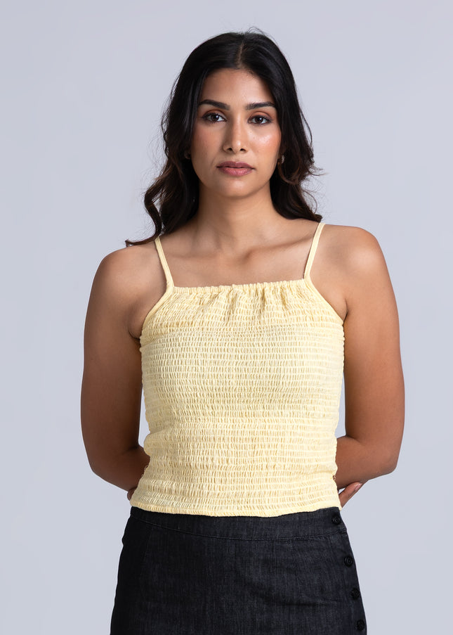 Smocked Spaghetti Top