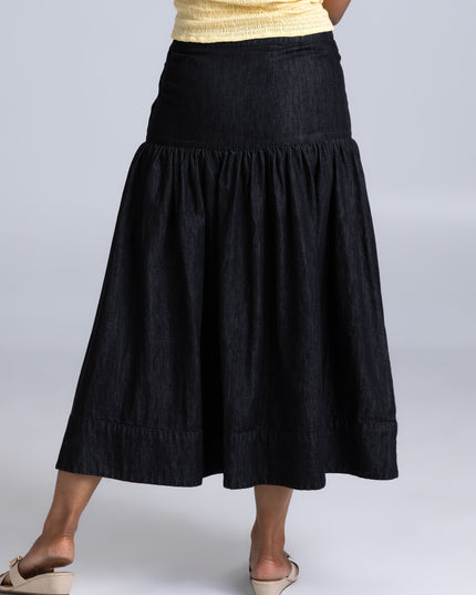 Denim Yoke Skirt