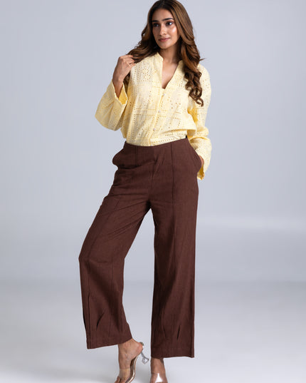 Barrel Cotton Pants