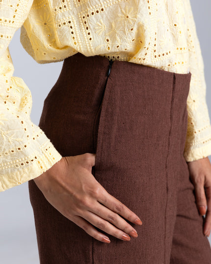 Barrel Cotton Pants