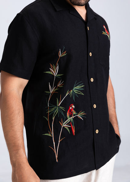 Tropical Embroidered Shirt