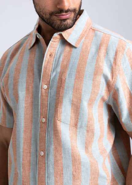 Striped Slub Shirt