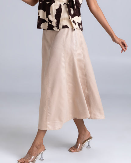 Vintage Suede Skirt