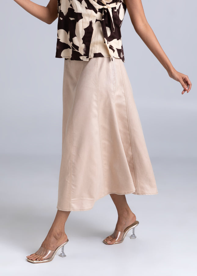Vintage Suede Skirt