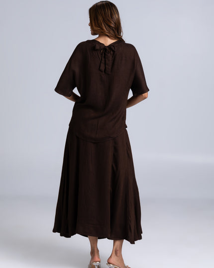 Herringbone Flow Top
