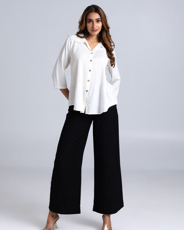 Egret Pintuck Shirt
