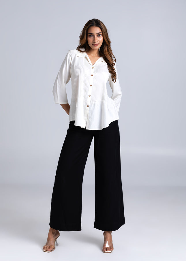 Egret Pintuck Shirt