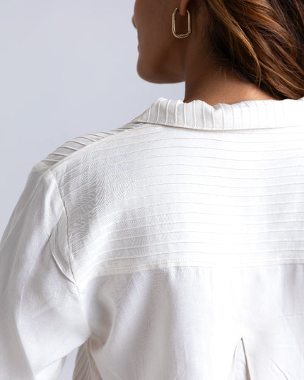 Egret Pintuck Shirt