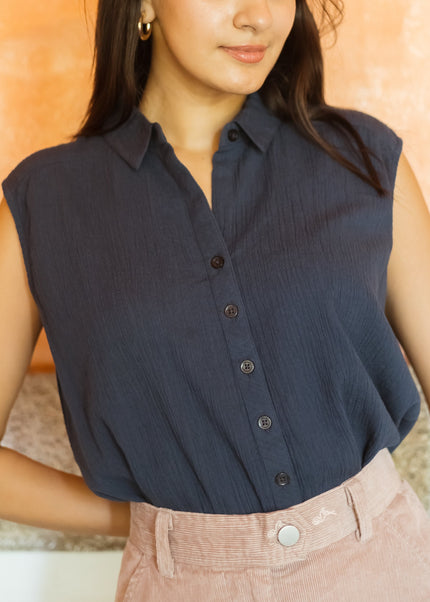 Spruce Twisted Blouse