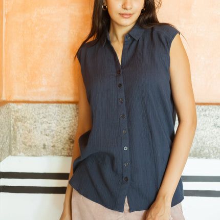 Spruce Twisted Blouse