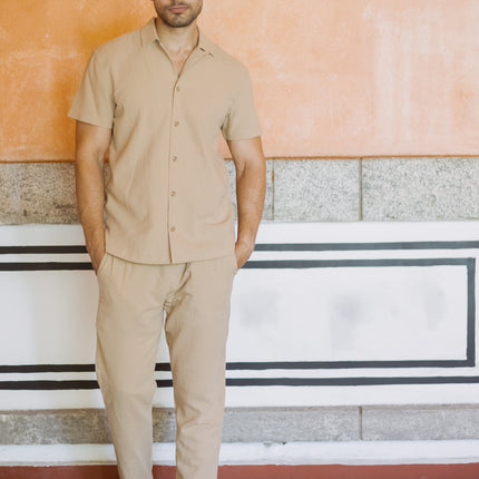 Latte Crinkle Co-ord