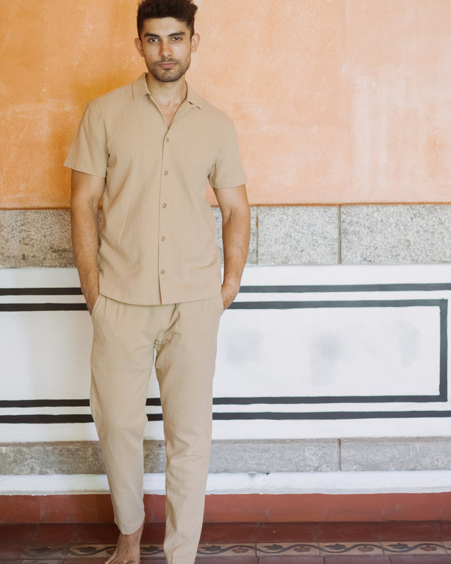 Latte Crinkle Co-ord