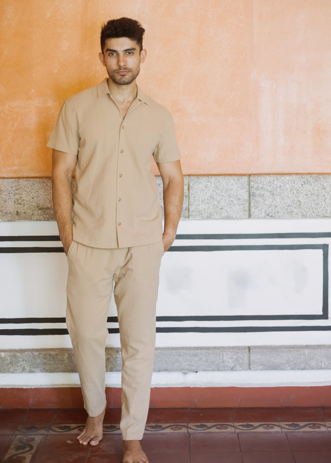 Latte Crinkle Co-ord