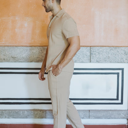 Latte Crinkle Co-ord