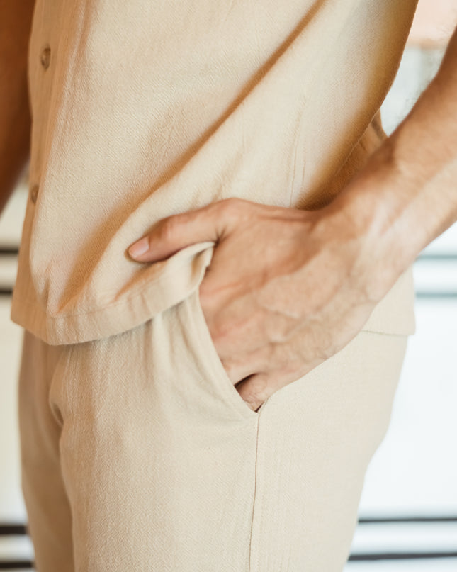 Latte Crinkle Co-ord