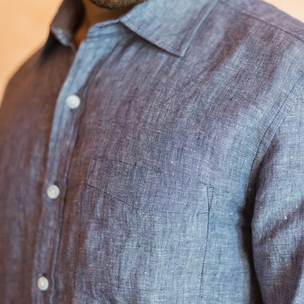 Gulf Blue Linen Co-ord