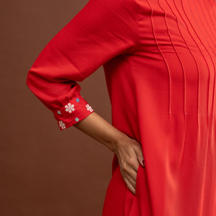 Crimson Reindeer Dress