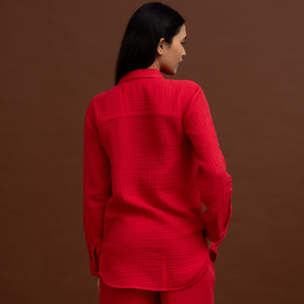 Soft Crimson Shirt