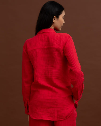 Soft Crimson Shirt