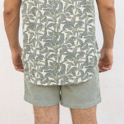 Olive Corduroy Shorts