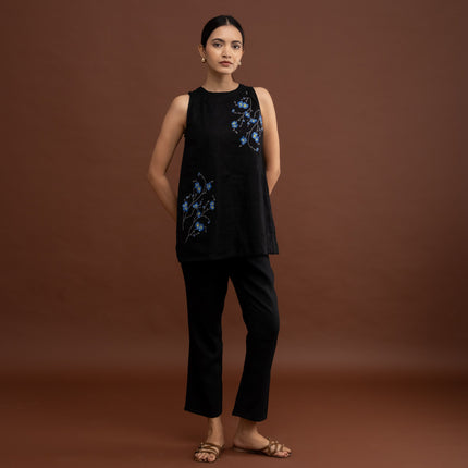 Raven Embroidered Coord