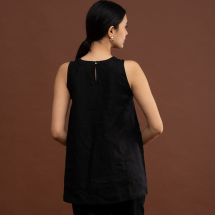 Raven Embroidered Top