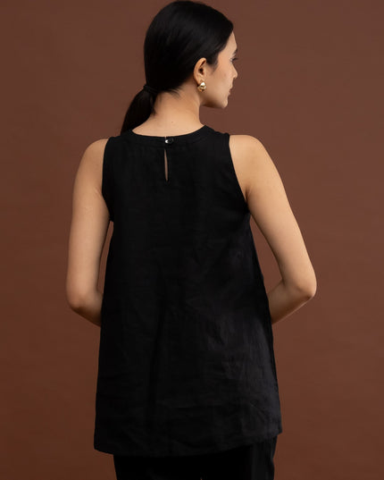 Raven Embroidered Top