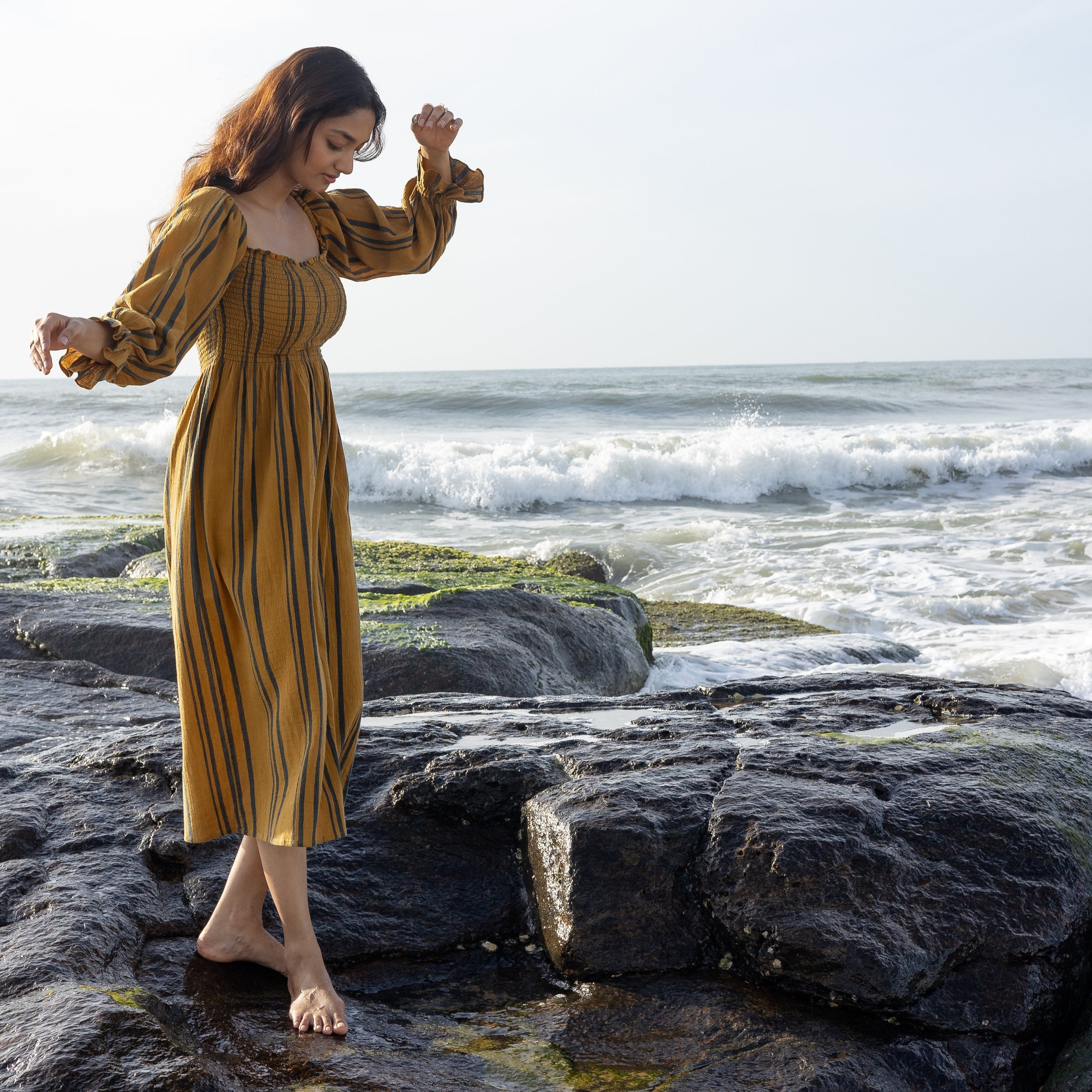 Dandelion Striped Dress