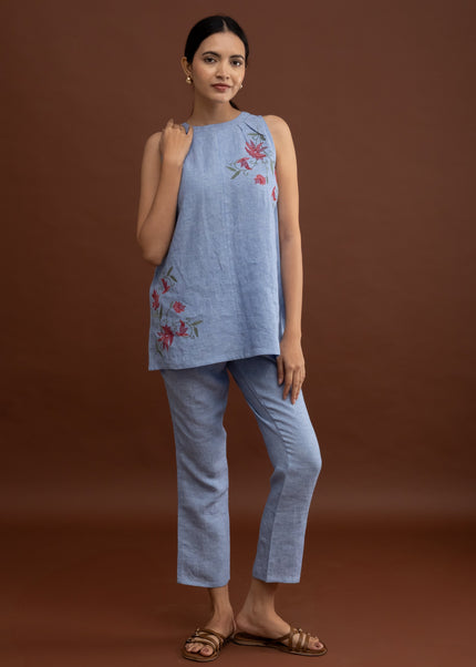 Sapphire Embroidered Coord