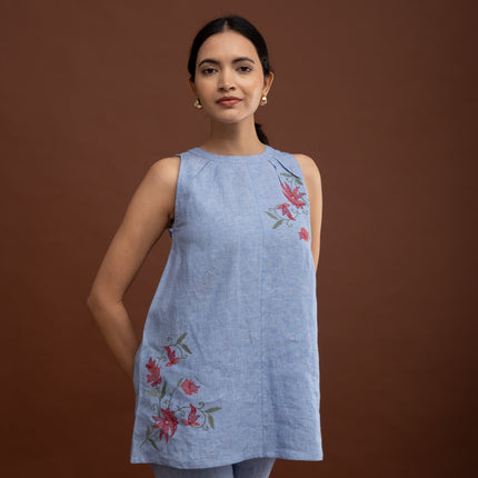 Sapphire Embroidered Coord